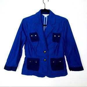 Cabi Blue Blazer Jacket Women's Size 6